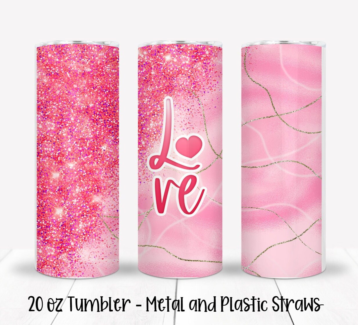 Sublimation Tumbler 20oz - Blush Pink